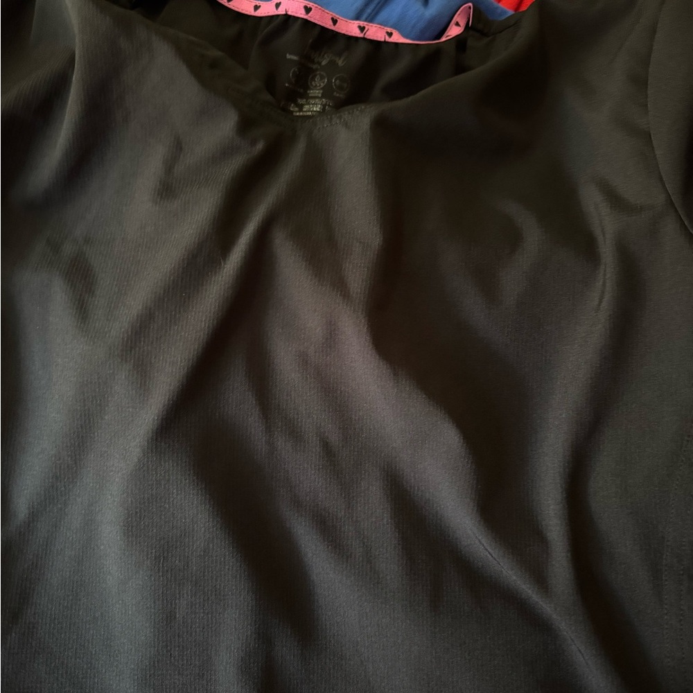 Black Heart Soul Scrub Top